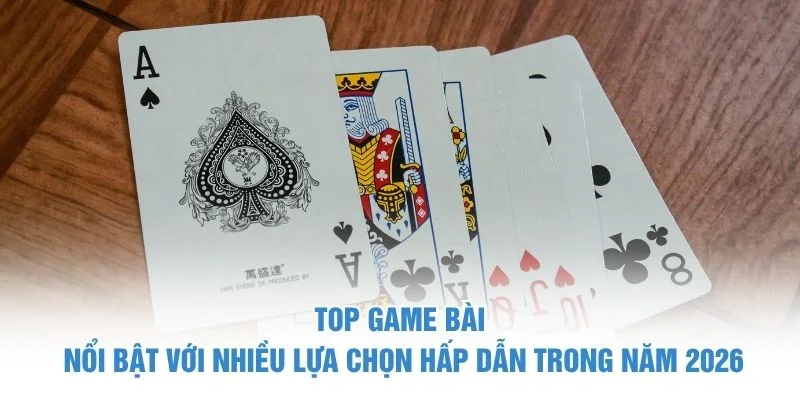 Top game bài nổi bật với nhiều lựa chọn hấp dẫn trong năm 2026