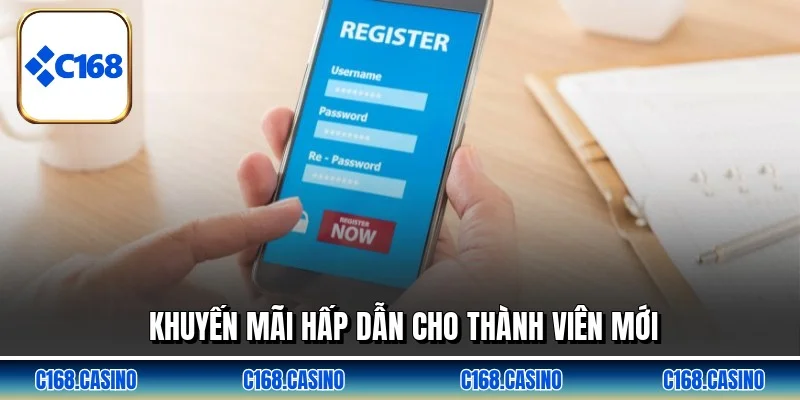 Khuyến mãi hấp dẫn cho thành viên mới Khuyến mãi hấp dẫn cho thành viên mới