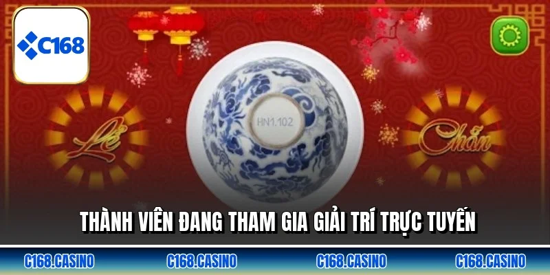 Thành viên đang tham gia giải trí trực tuyến Thành viên đang tham gia giải trí trực tuyến